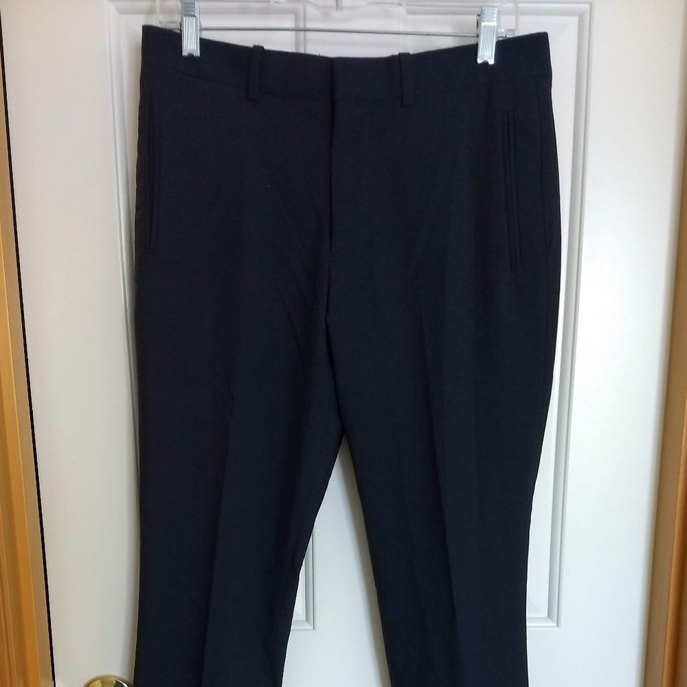 Perry Ellis Portfolio Slim Fit Navy Dress Pants